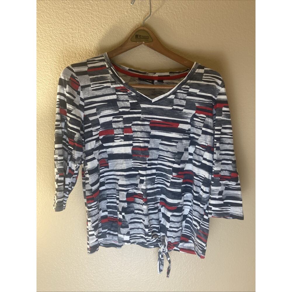 Onque Casuals Shirt Women's Medium Multicolor 3/4 Colorful